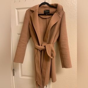 Lucky brand camel wrap coat